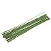 AQUEENLY Floral Stem Wire 22 Gauge Florist Flower Arrangement Supplies Flower Making Accessory, Dark Green, 14 Inches