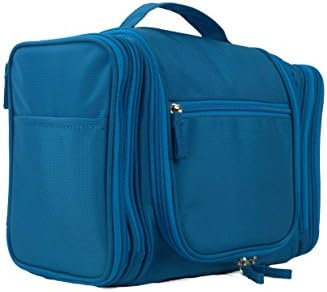 Avigo Bags X-Large Hanging Toiletry / Makeup / Cosmetic Organizer Bag | 500D Polyester | Blue