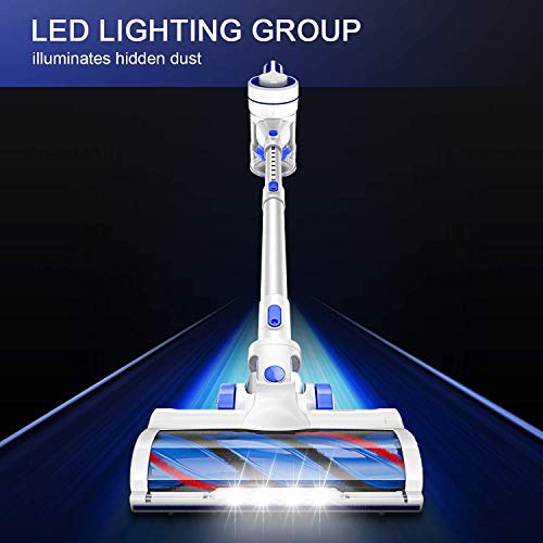 APOSEN Cordless Vacuum Cleaner, Upgraded Powerful Suction 4 in 1 Stick