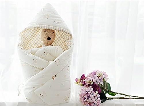 Vesuvius Baby Receiving Organic Cotton Swaddle Wrap Blanket (Brown)