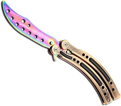 Era Demon Training Tactical Knife, Cross Fire Cs:Go Practice No Sharp Knife Handle Folding Tactical Training Knife