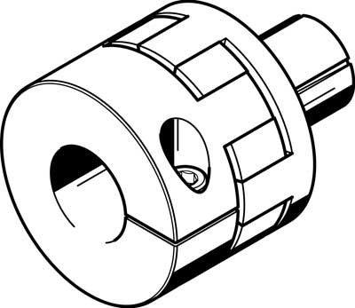 Festo 558005 Model EAMD-56-46-24-23X27 Coupling