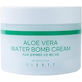 Jigott Aloe Vera Water Bomb Cream Net 150ml/5.1 fl.oz - Refreshing and Moisturizing Without Any Stickiness (Aloe Vera)