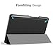 MoKo ASUS ZenPad 8.0 Case - Ultra Compact Slim Lightweight Smart Shell Stand Cover Case With Auto Wake / Sleep for ASUS ZenPad Z380M/Z380C/Z380KL 8.0 inch Tablet, BLACK