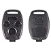 BingSnow Key Fob Shell Case for Honda 3+1 Buttons, 2Pcs Keyless Entry Remote Key Housing Replacement with Screwdriver for Honda Accord Civic Ex Pilot
