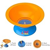 PlayMeal Kids Adventure Food Bowl - Stops Mealtime Fuss and Motivates Healthy Eating Habits for Kids - Includes 3 Surprise Toys