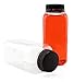 8-Ounce Plastic Juice Bottles (15-Pack); Great for Milk, Juice, Smoothies, Lunch Box & More