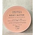 Ciroa, Pink Rose & Oat Milk Body Butter, Repair & Hydrate, Dermatologically Tested & Vegan Friendly, 15.8 oz / 450gr