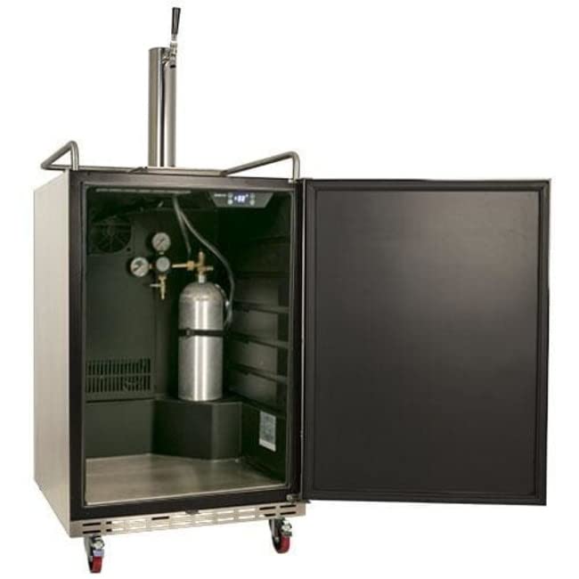 EdgeStar KC7000SSOD Full Size Tower Cooled Builtin Outdoor Kegerator