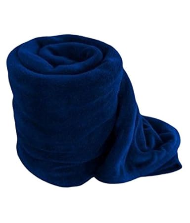 RS Quality Double Polar Fleece Plain Blanket, Full Size (Multicolour)