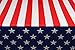 Exquisite 6-Pack Premium Rectangle American Flag Design Plastic Tablecloth - USA Stars and Stripes Tablecloth Disposable Plastic Table Cover for July 4th - 54 inch. x 108 inch.