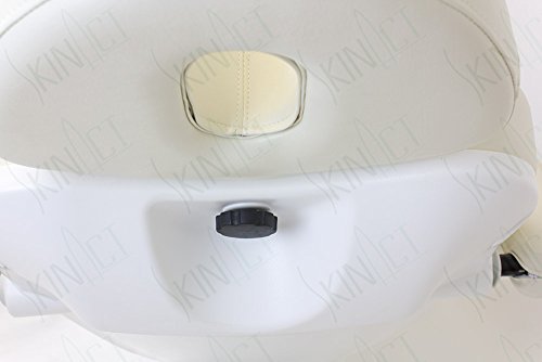 Solid Opal Electric Massage Table, Facial Bed, Facial Chair with 4 Electric Adjustable Motors White