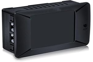 Suapouen DC5-12V 300A Shunt Bulit-inDC Digital Battery Tester Two-Way Ammeter Voltmeter Power Watt Meter