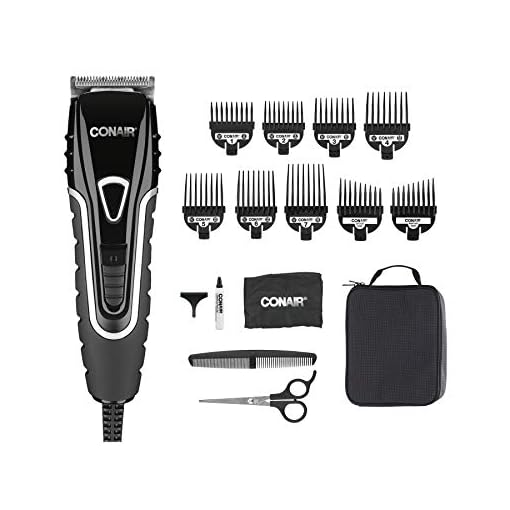 Conair Barbershop Series No-Slip Grip 20-piece Haircut Kit, Home Hair Cutting Kit - Image 3