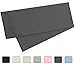 Body Pillow Cover 20x54 Pillowcase, 100% Luxury Egyptian Cotton, 300 Thread Count, 21 x 60 Inch, Gray