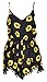 ACEFAST INC Women's Summer Cami Short Jumpsuit Loose V Neck Spaghetti Strap Rompers Black