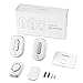 Wireless Doorbell, AVANTEK Waterproof Chime Kit, Operating at 300 Meters, 2 Plug-in Receivers, 36 Melodies to Choose From, 4 Volume Levels, Black (DB-12S)
