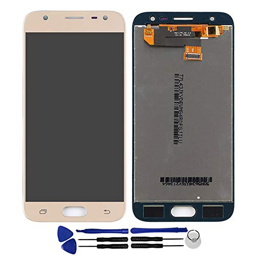 OYOG Replacement for Samsung Galaxy J3 2017 J330F/DS Touch Screen Digitizer Assembly LCD Display (No Bezel Frame) (Golden)