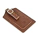 Mont Swiss Genuine Leather Luggage Bag Tags 2 Pieces Set in 2 Colors