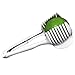 Emson® Multi-Functional Handheld Round Fruit Slicer Kiwi Tomato Mushrooms Slicers Salad Slicer Fruit Vegetable Slicer Kitchen Tool in White
