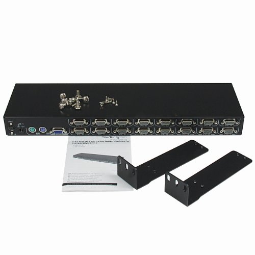 StarTech.com 16-port KVM Module for Rack-mount LCD Consoles with additional PS/2 and VGA Console