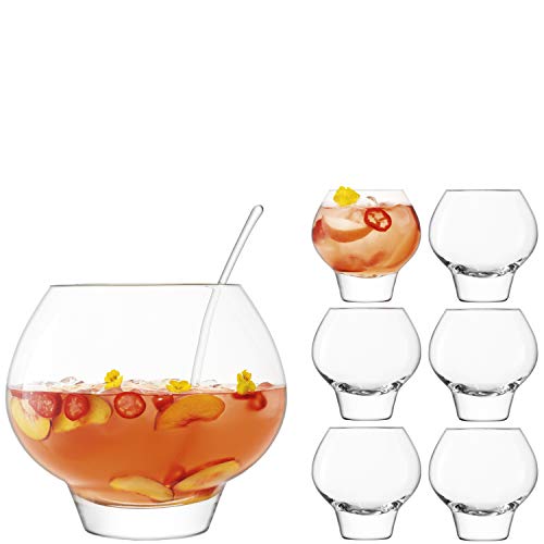 LSA G1570-00-301 Rum Bowl-Set, glas, Transparent