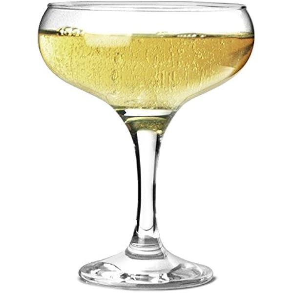 CAJA 6 COPAS CAVA BISTRO CRISTAL: Amazon.es: Hogar