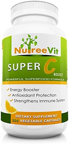 Vitamin C 500mg - 100% Natural Immune Booster with Camu Camu, Acerola & Rose Hips