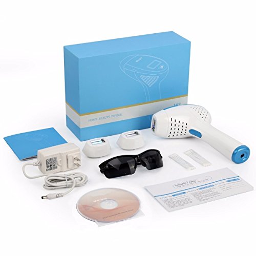IPL Hair Removal System - TUMAKOU-T6 Permanent Painless Hair Removal Device, 400000 Flashes Professional Light Epilator for Woman and Man (HR+SR+AC)