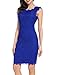 Acevog Women's Elegant Floral Lace Sleeveless / 3 4 Sleeve Party Bodycon Dress