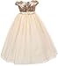 AkiDress Classic Baby Sequins Bodice Shinny Flower Girl Dress for Little Girl