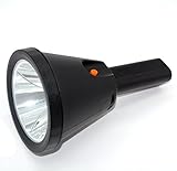 Eornmor  5000 Lumens Outdoor Ultra Bright Rechargeable LED Spotlight Portable Handheld Searchlight High Power Flashlight Torch light 15000 mah IP4 Waterproof Emergency Light