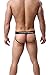 Two Pais of Mens Jockstrap Thongs Underwear (M, Turquoise Blue)