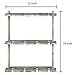 MyGift Wine Glass Rack - Wall-Mounted Torched Wood Stemware Rack, 12 Glassware Holder Rack, Wine Glasses Storage Hanger for Bar Kitchen