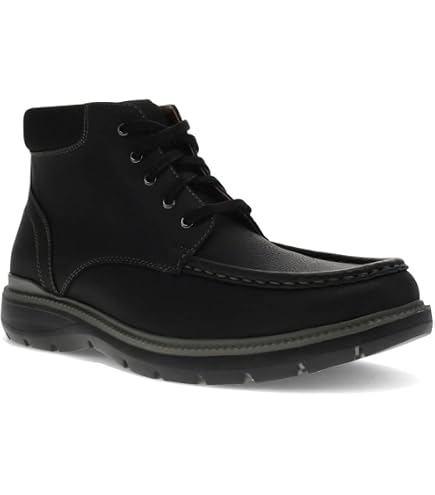 Dockers Thames Lace-Up Moc Toe Stain Defender Boots BLACK Men\'s Size 9 M - NEW Dockers Mens Thomas Stain Defender Rugged Boot : Target main image 4
