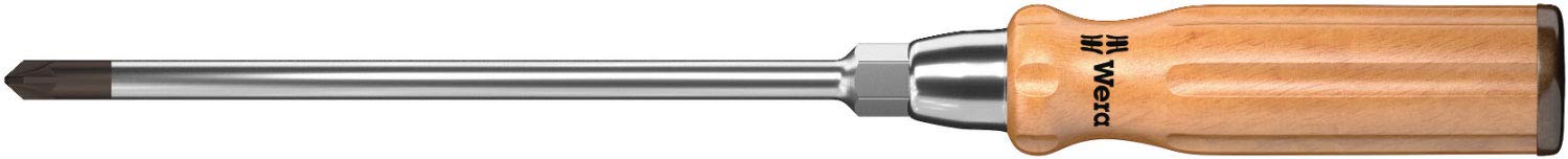 Wera 05023309001 3 x 175 mm 955 SPZ PZ Screwdriver for Pozidriv Screws - Silver