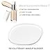 Sunmore 2 Pack Clear Silicone Makeup Sponge,Silicone Sponge Applicator Blender for all Liquid Foundation or Cream Leafe