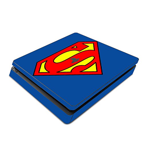 Decorative Video Game Skin Decal Cover Sticker for Sony PlayStation 4 Slim Console PS4 – Superman Classic