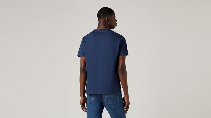 Herren Ss Original Housemark Tee T-Shirt,Cotton + Patch Dress Blues,M