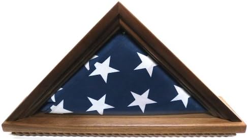 Military (3x5) Flag Case (Solid Walnut Wood)