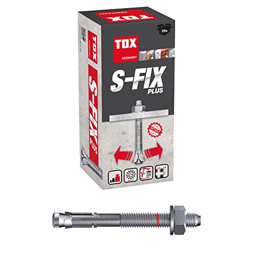 TOX bolt anchor S-Fix Plus M12 x 180 x 88+103 mm, 20 pieces, 04210138