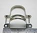 Amanaote Stainless Steel 2 Inches Diameter Tube Strap Tension Clip Pipe Clamp(Pack Of 8 Sets)