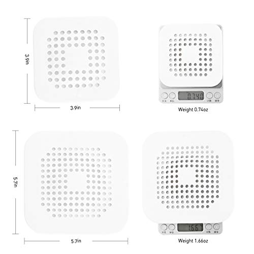 Hair Catch,MUIIGOOD Drain Protector Silicone, Shower Drain Cover,Hair Trap,Sink Catcher,Sink Strainer,Drain Cover,Drain Filter,Shower Hair Catcher,Bathtub Hair Catcher