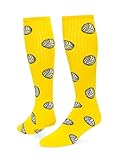 Red Lion Volleyball Knee High Sock (Neon Yellow - Medium)