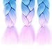 Braiding Hair Synthetic Hair Extensions Ombre Twist Braids Hair Hair Extensions 3Pcs/Lot(24