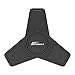 GoTwiddle Spinner Fidget Toy Metal Triangle Hand Spinner - Premium High Speed Bearing - Stainless Steel Metal Frame - for Calm Focus - ADHD Autism - Kid Adult - Spin 2-5 Minutes - Black(Pratty)