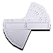 CHOOSE-IT Disposable Eyebrow Ruler Sticker Eyebrow Shaping Stencils Microblading Supplies Adhesive Eyebrow Microblading Template Tool Permanent Makeup Measure Tool (20Pcs)
