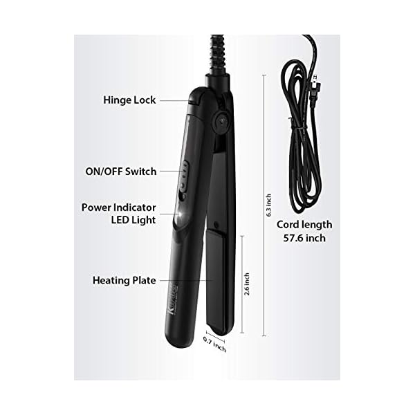 tiny flat iron for short hair