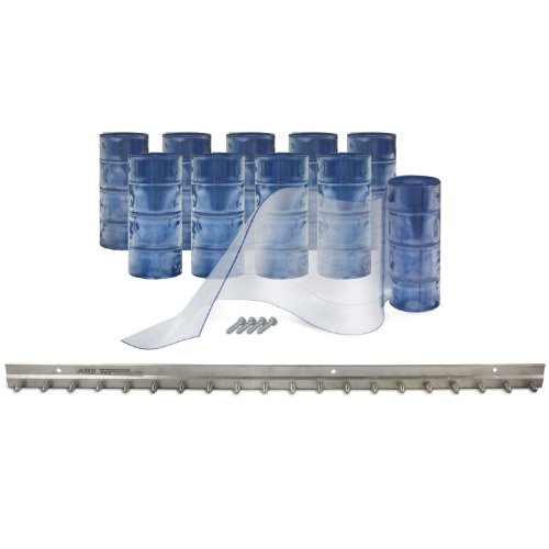 Aleco 440042 Clear Flex II Low Temp Reinforced Freezer Strip Door 