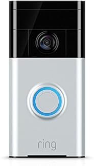 Ring Video Doorbell (1st Gen) – 720p HD video, motion activated alerts, easy installation – Satin Nickel